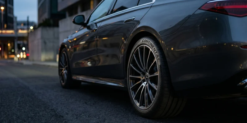 Pneu Continental instalado em Mercedes-Benz na Zona Sul de São Paulo